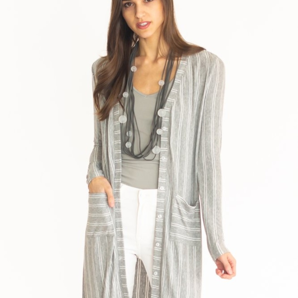 Striped Cardigan